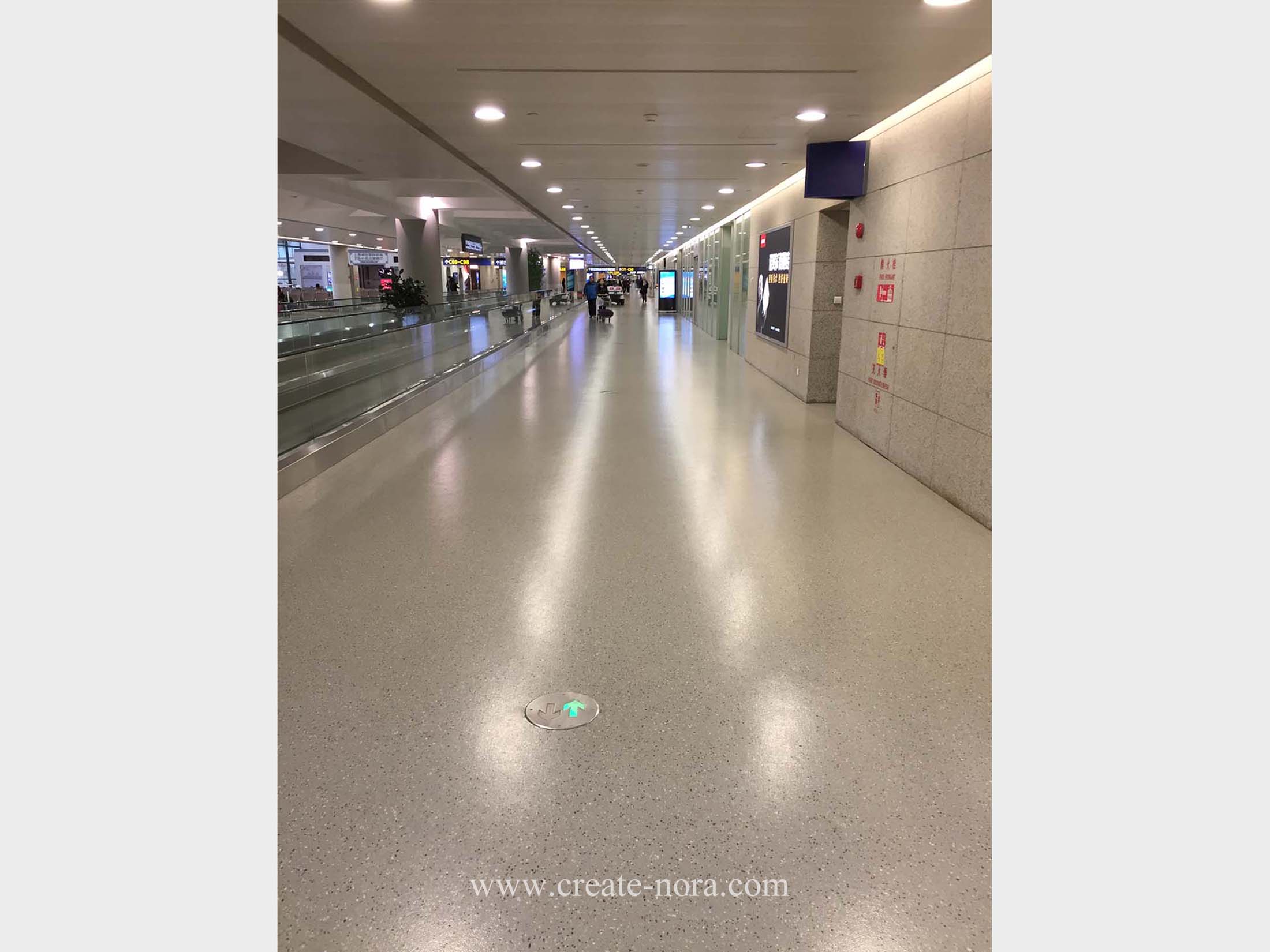 the photo of nora rubber flooring in Pudong International Airport Terminal 2 13